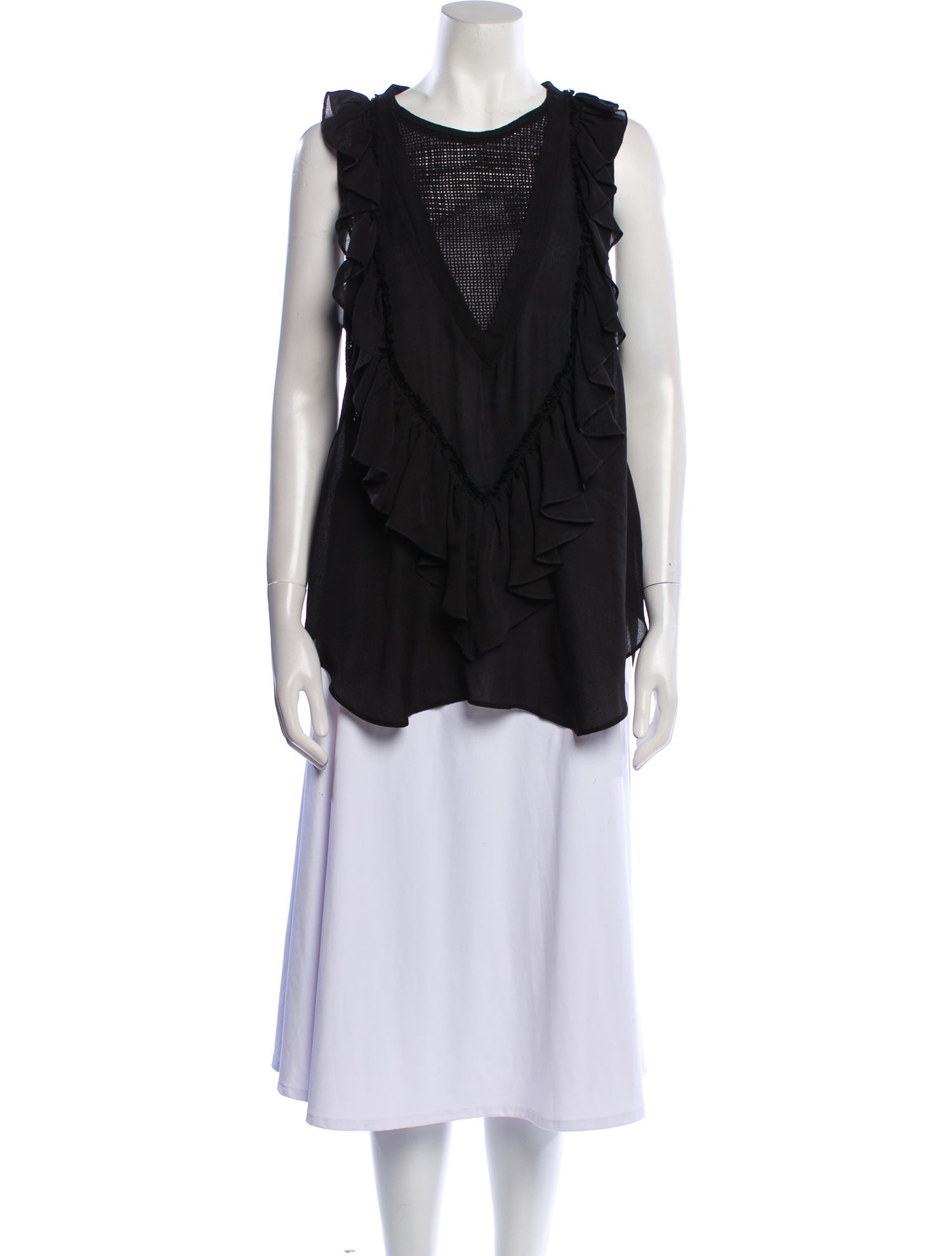 Isabel Marant Crew Neck Sleeveless Tunic