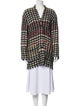 Isabel Marant Virgin Wool Tweed Pattern Coat