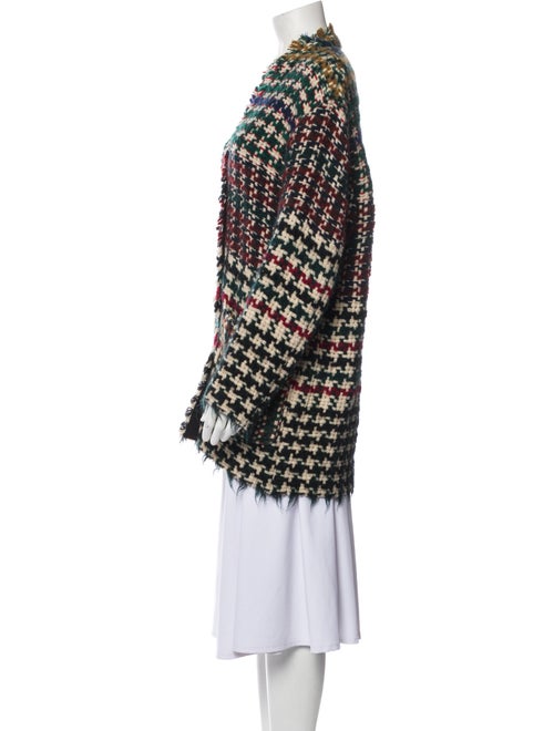 Isabel Marant Virgin Wool Tweed Pattern Coat