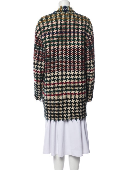 Isabel Marant Virgin Wool Tweed Pattern Coat