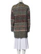Isabel Marant Virgin Wool Tweed Pattern Coat