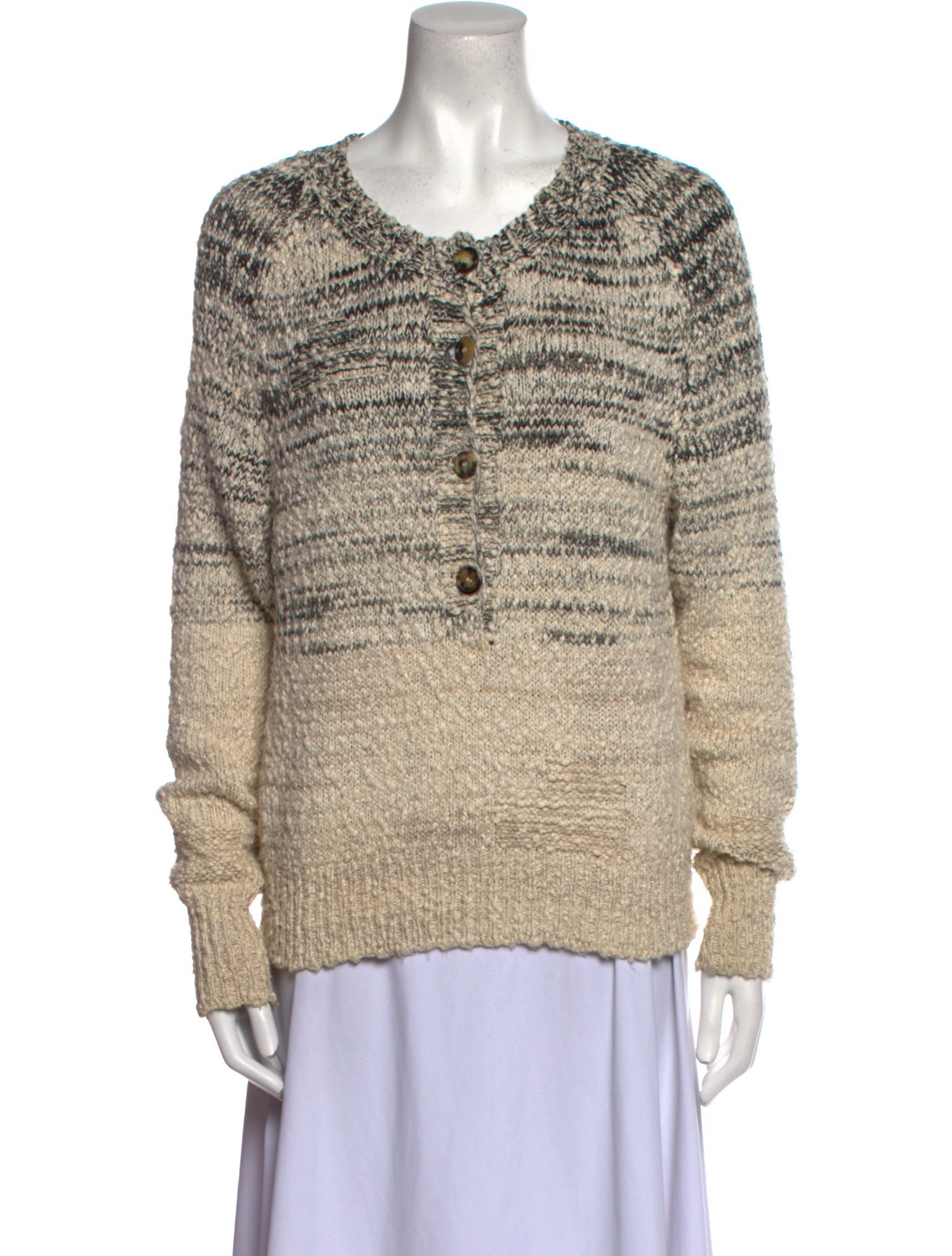 Isabel Marant Tie-Dye Print Scoop Neck Sweatshirt