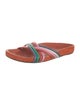 Isabel Marant Leather Printed Slides