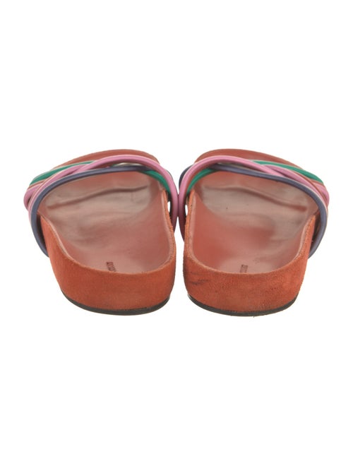Isabel Marant Leather Printed Slides