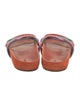 Isabel Marant Leather Printed Slides