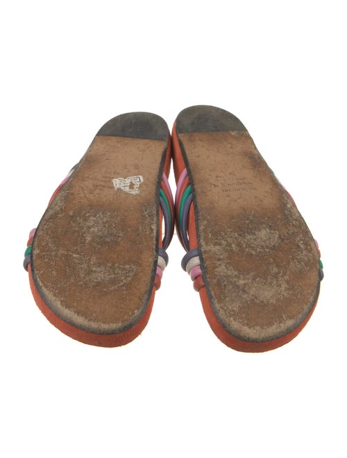 Isabel Marant Leather Printed Slides