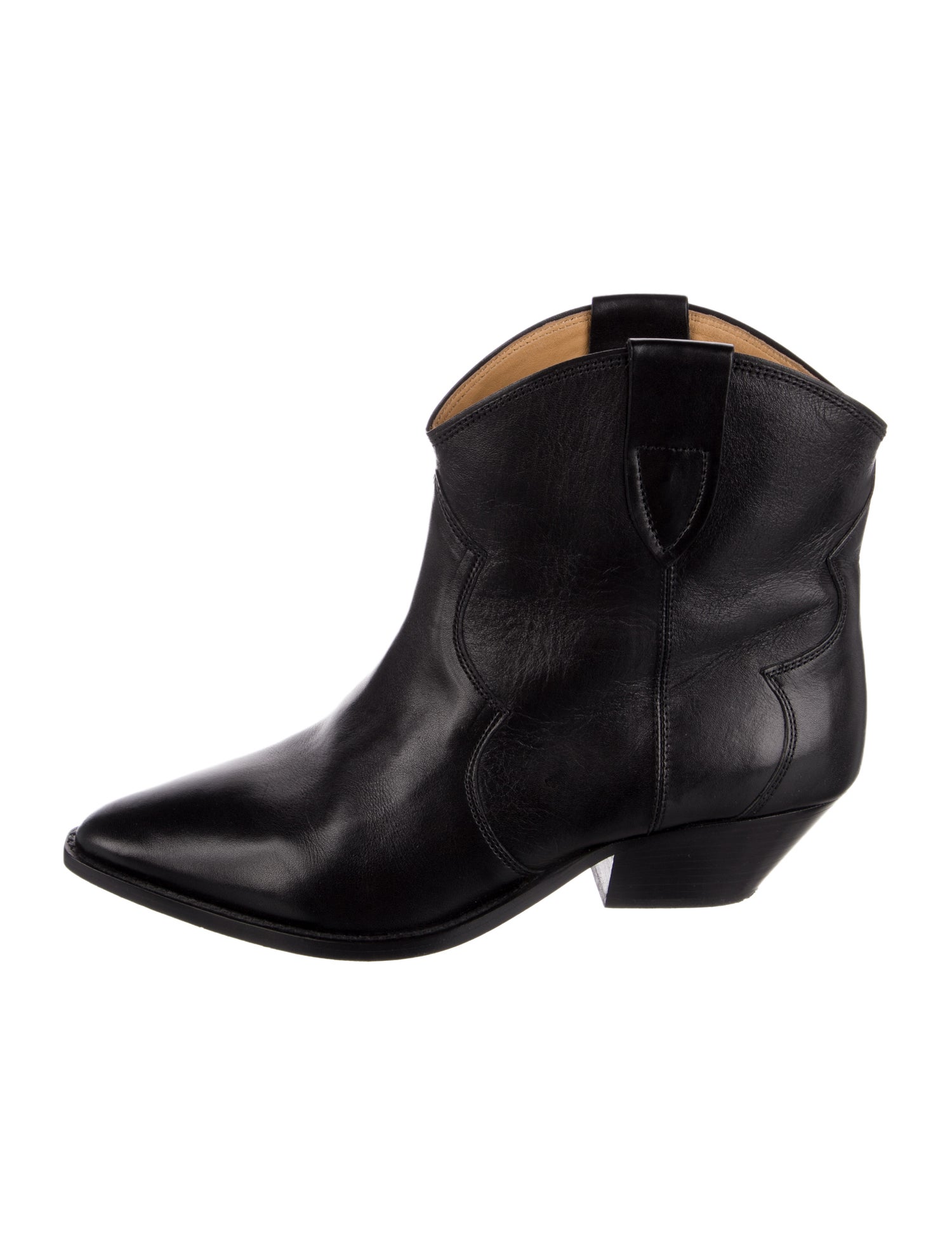 Isabel Marant Leather Western Boots
