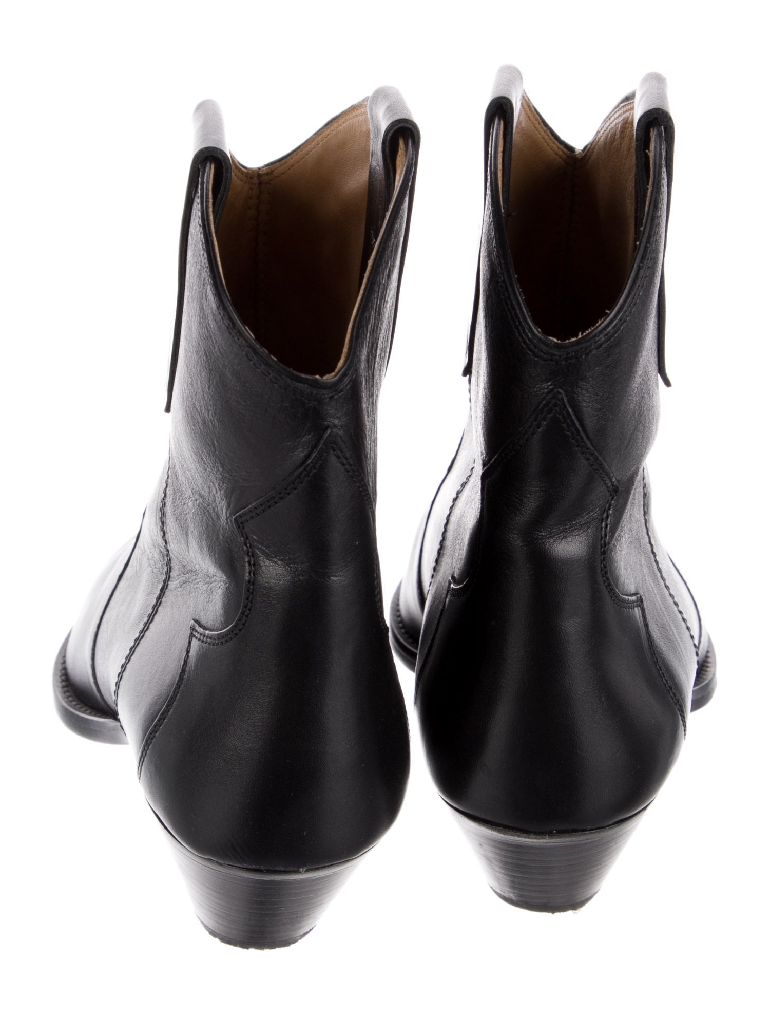Isabel Marant Leather Western Boots