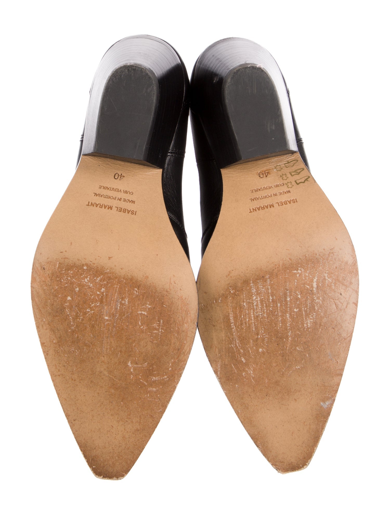 Isabel Marant Leather Western Boots