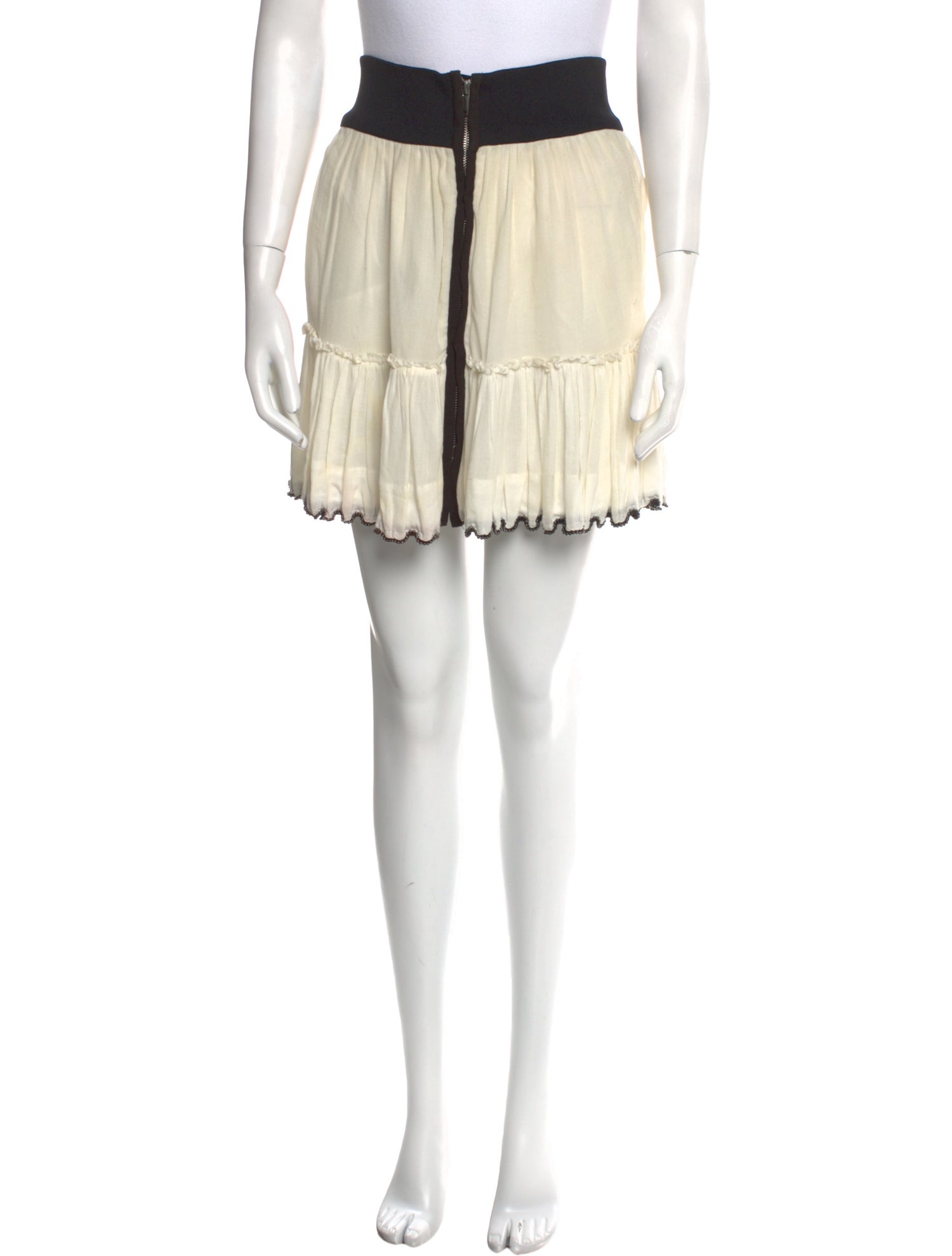 Isabel Marant Beaded Accents Mini Skirt