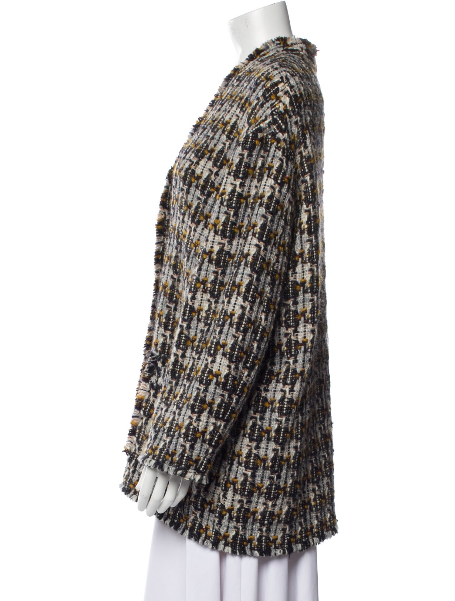 Isabel Marant Wool Plaid Print Jacket