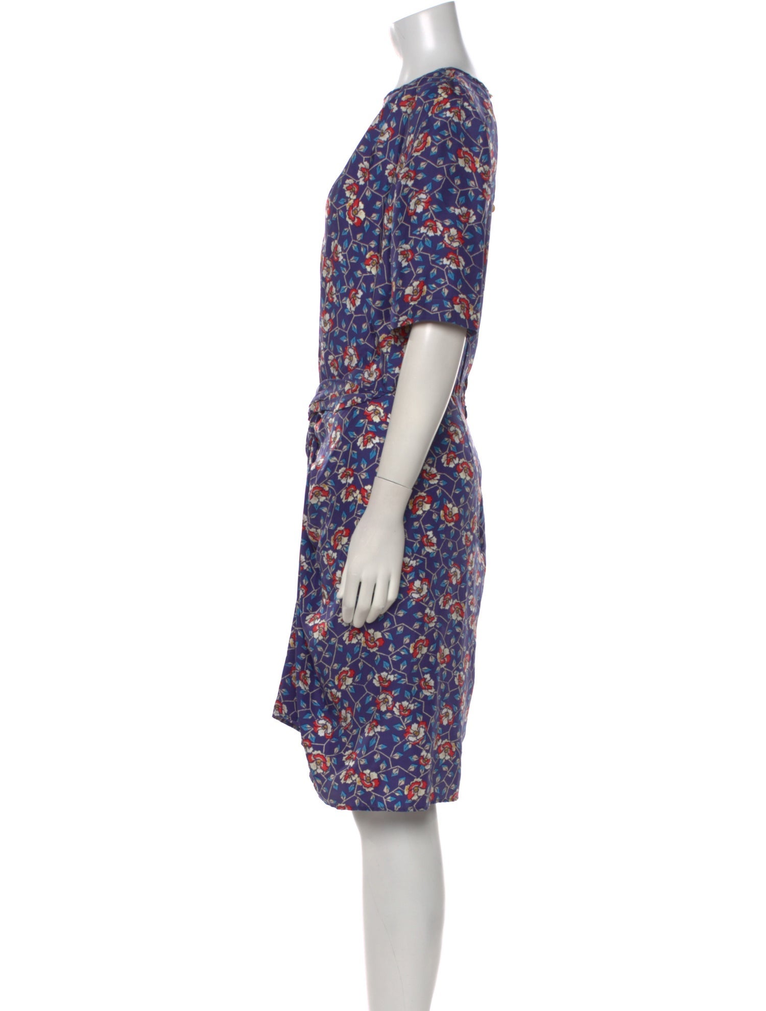 Isabel Marant Silk Knee-Length Dress