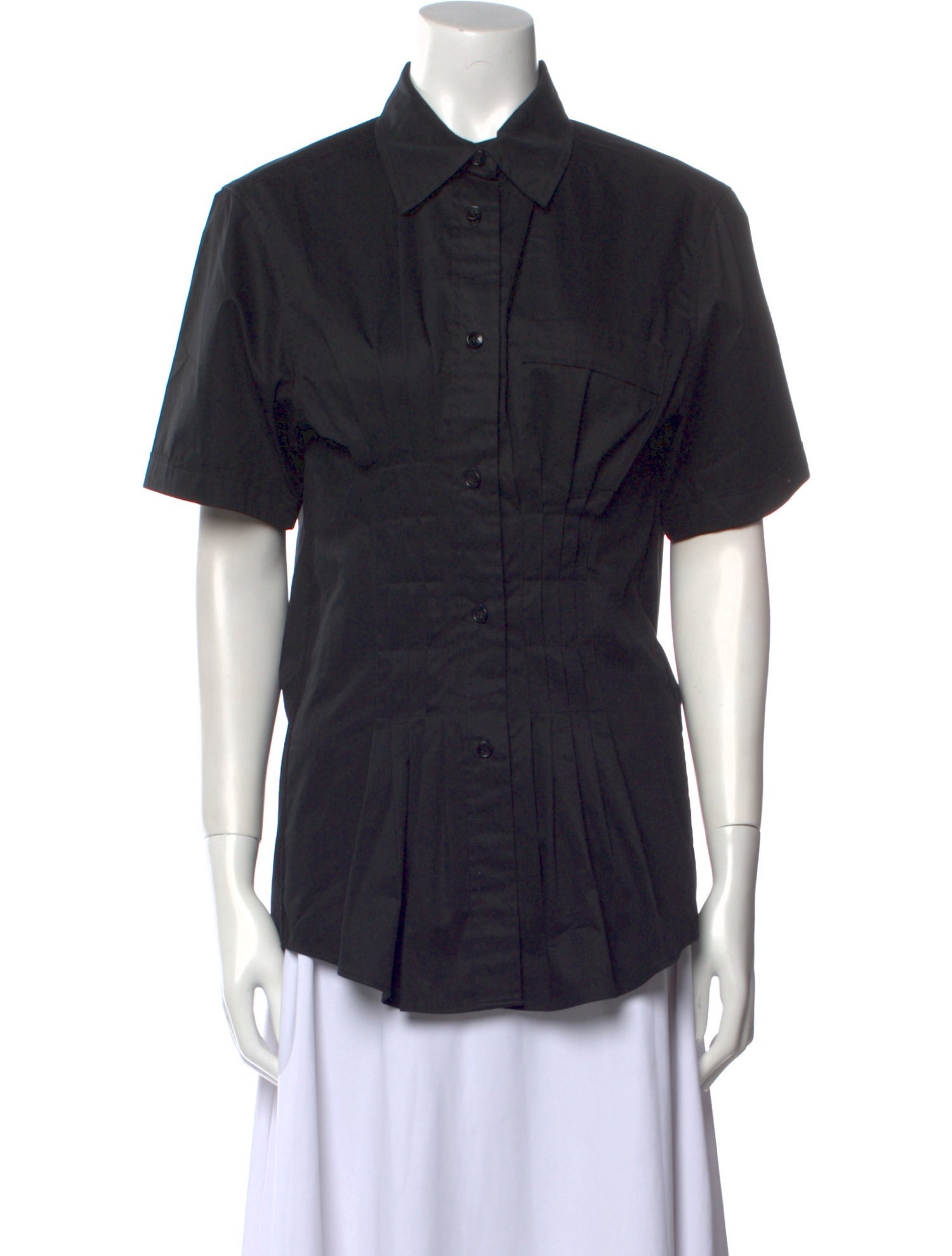 Isabel Marant Short Sleeve Button-Up Top