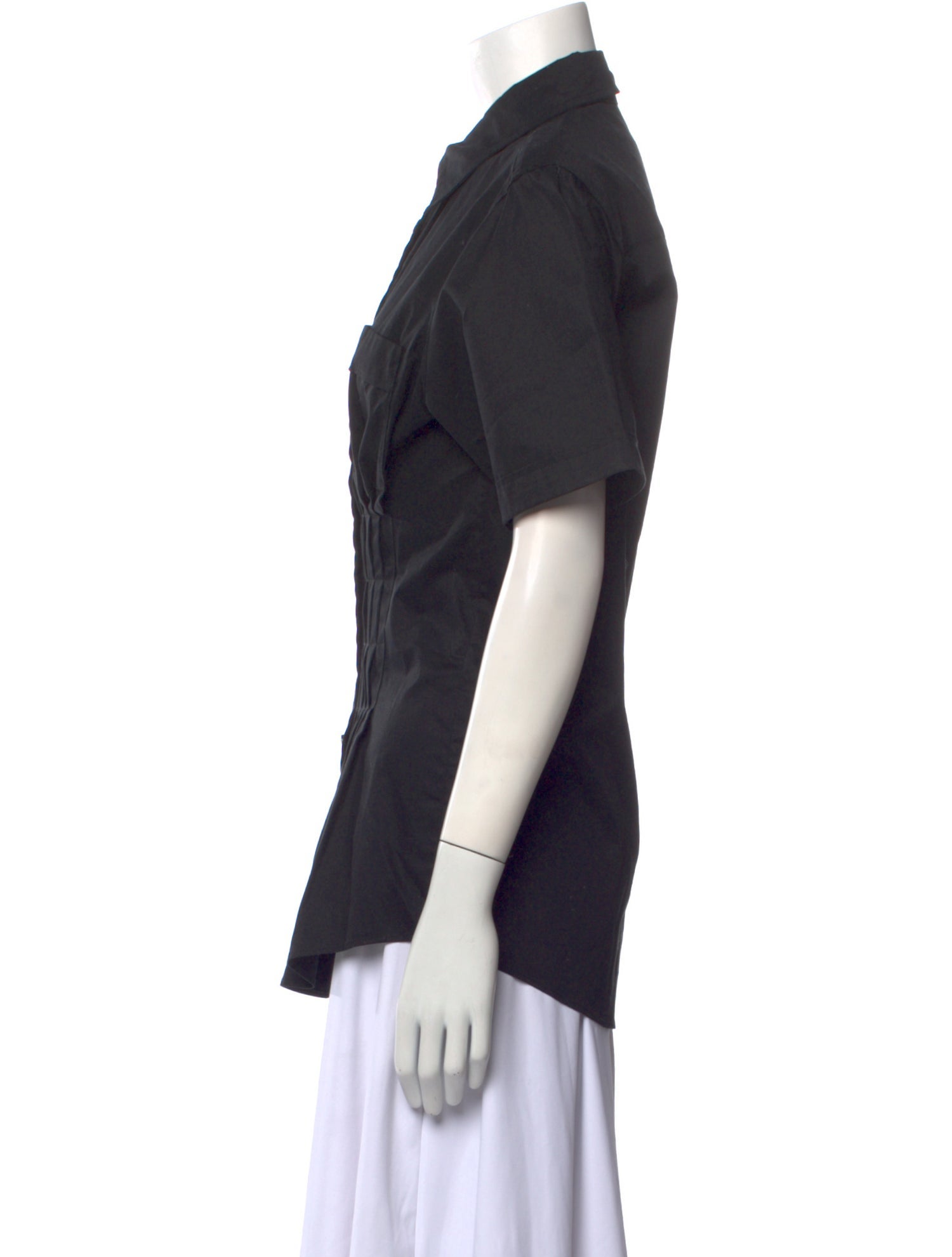 Isabel Marant Short Sleeve Button-Up Top