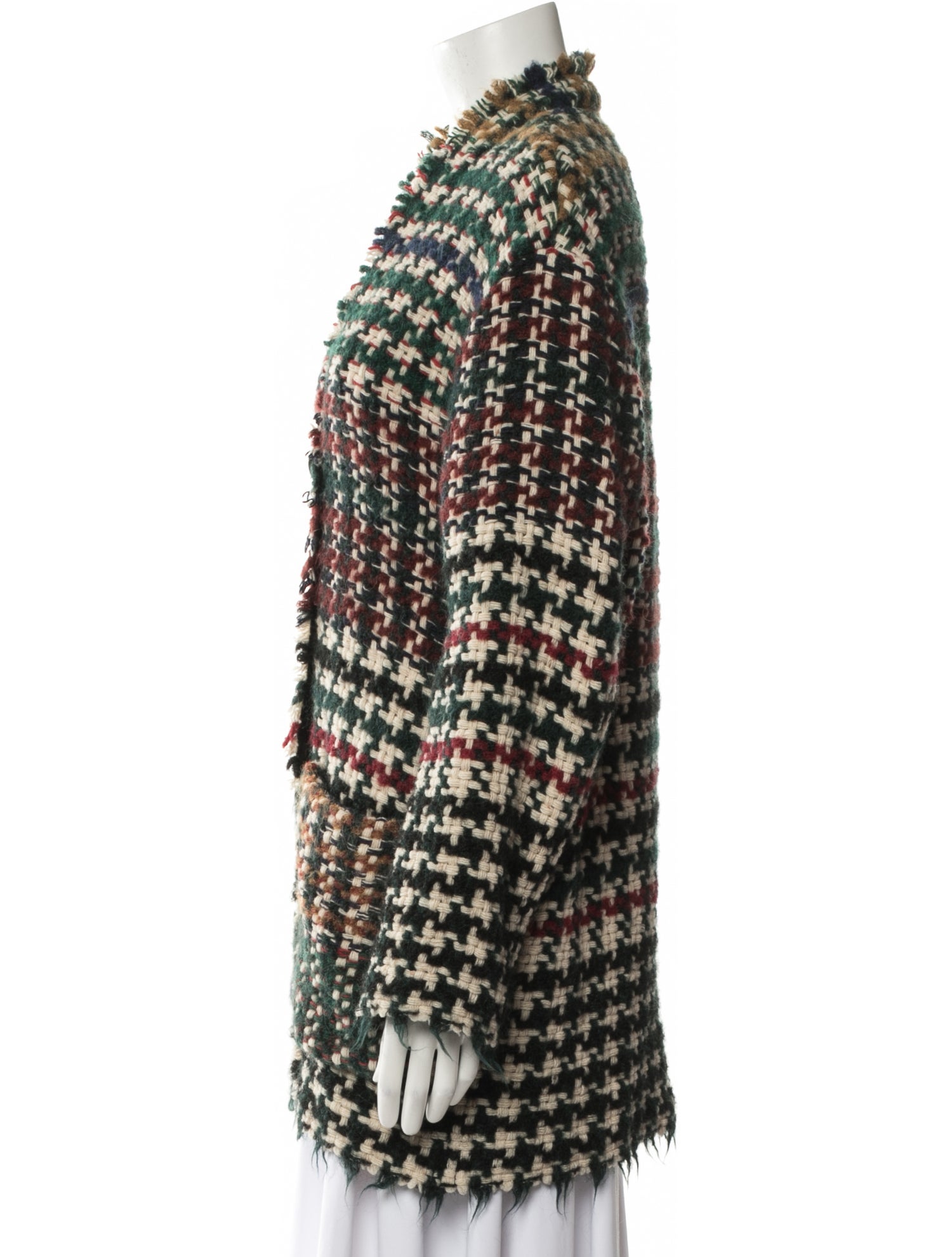 Isabel Marant Alpaca Tweed Pattern Sweater