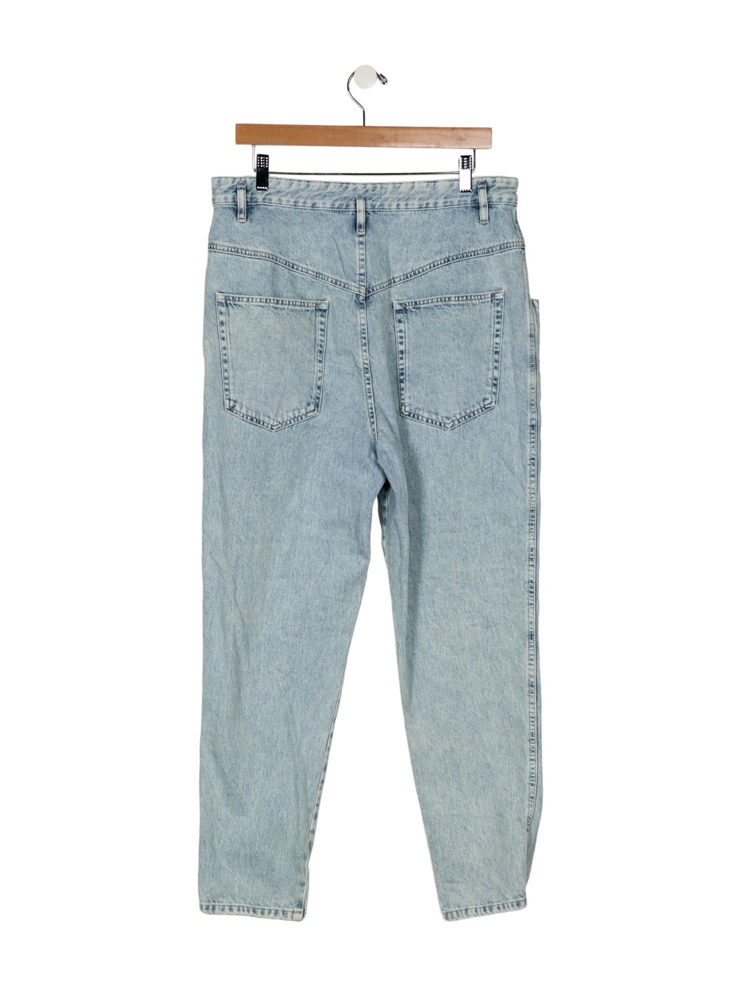 Isabel Marant High-Rise Straight Leg Jeans
