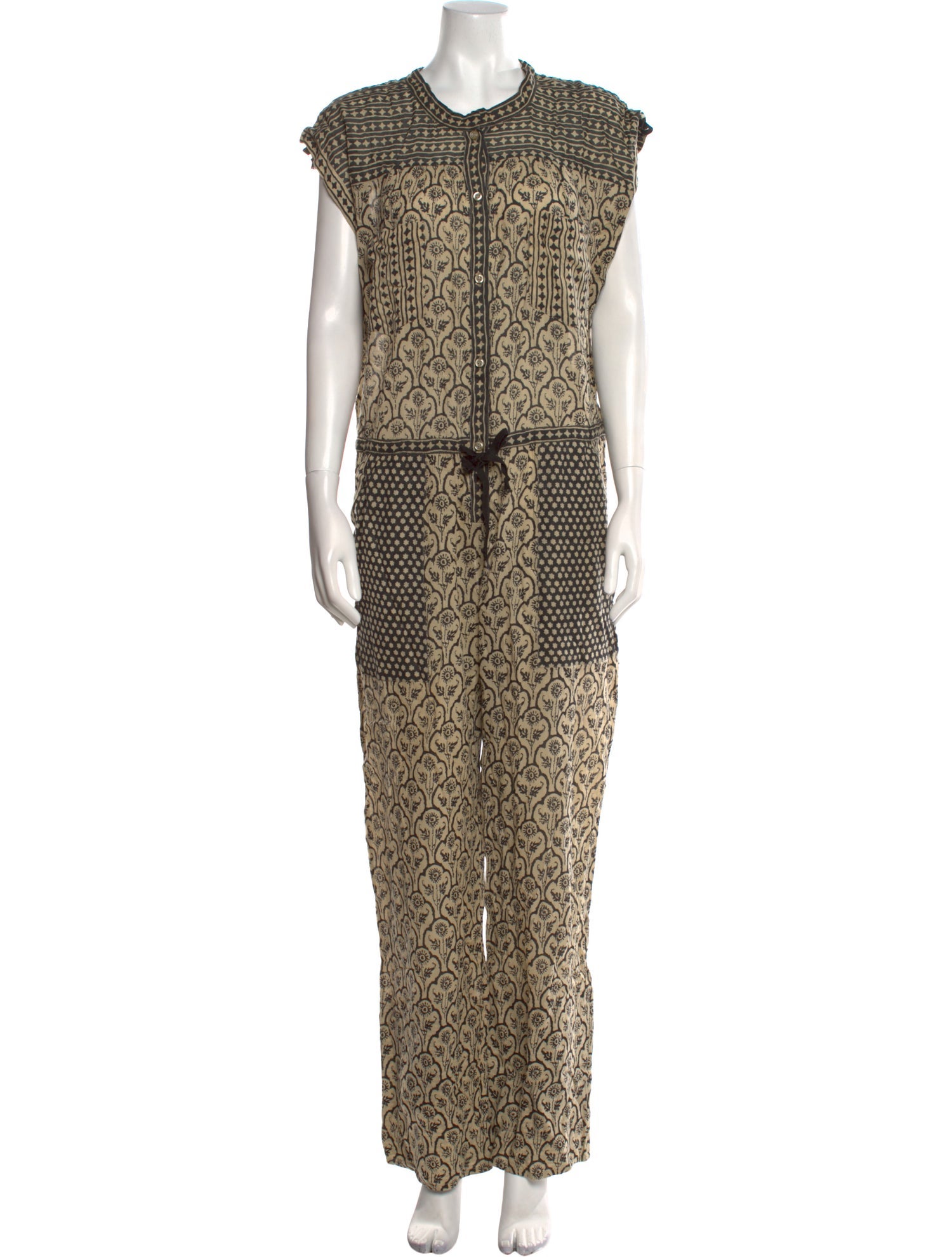 Isabel Marant Printed Crew Neck Jumpsuit