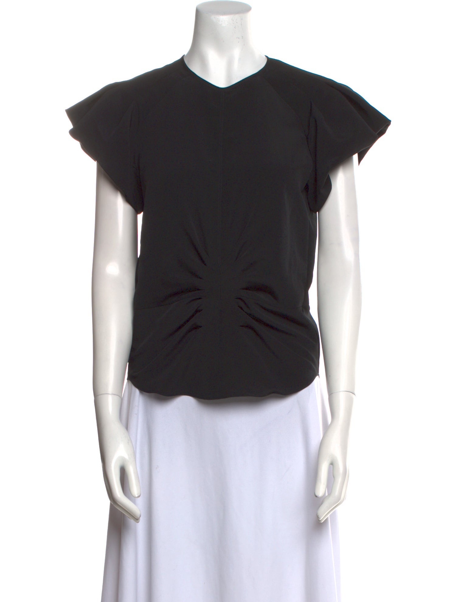 Isabel Marant Crew Neck Short Sleeve Top