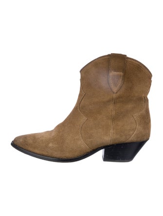 Isabel Marant Suede Western Boots