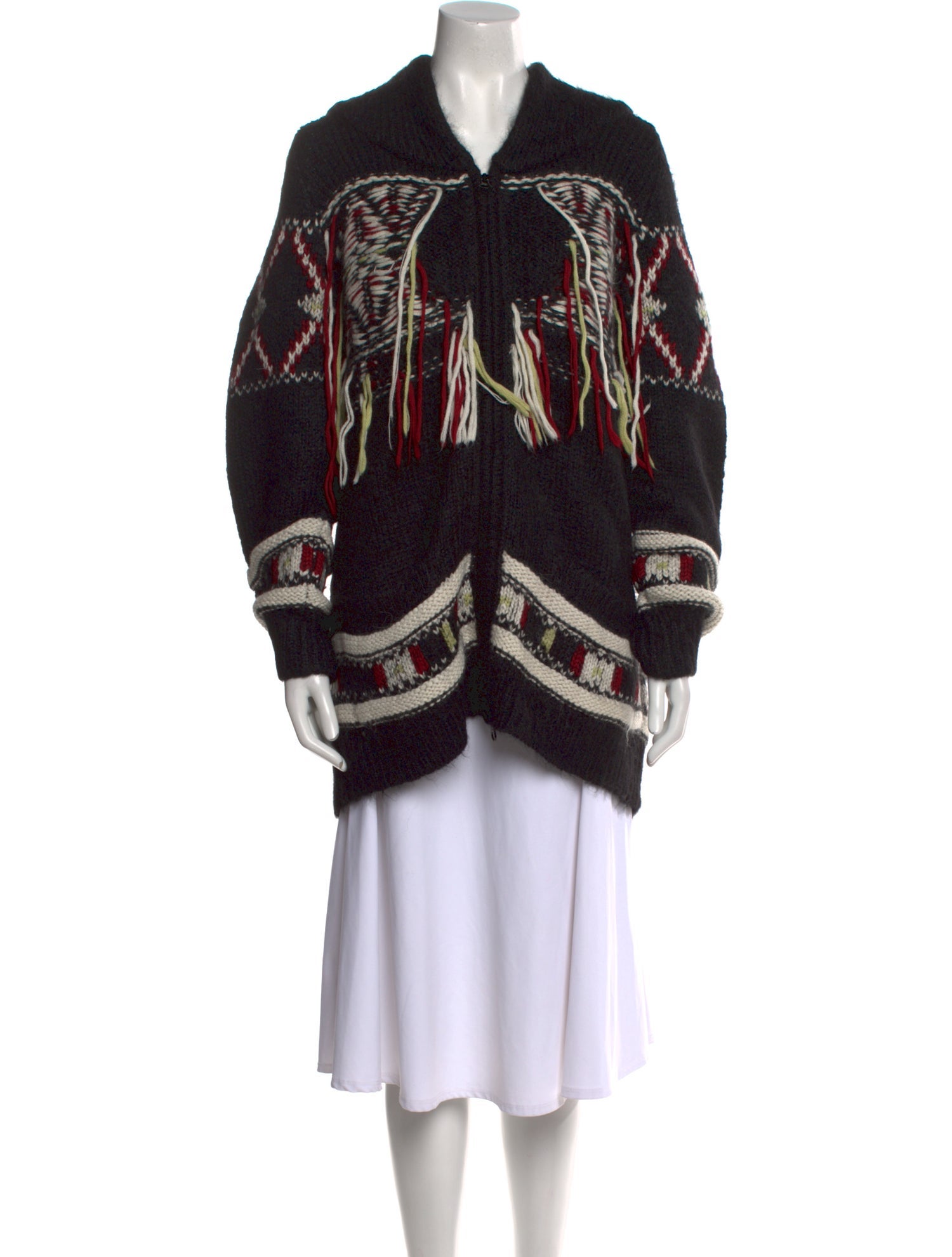 Isabel Marant Printed V-Neck Sweater