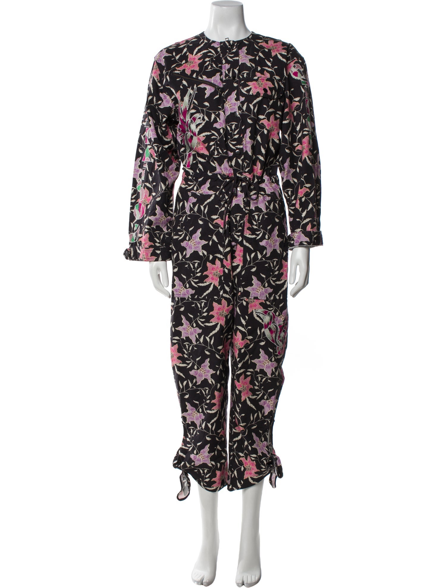 Isabel Marant Printed Crew Neck Jumpsuit