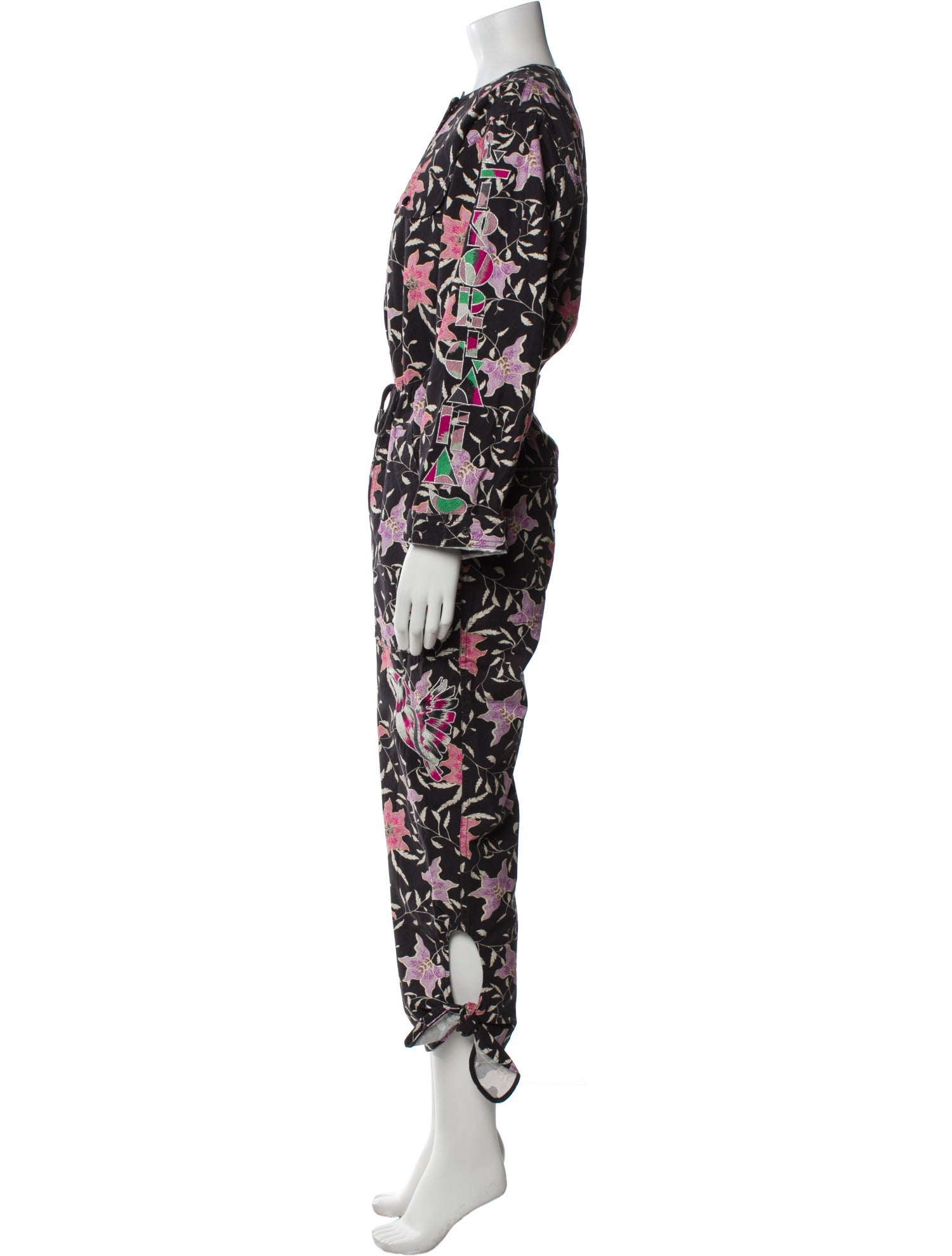 Isabel Marant Printed Crew Neck Jumpsuit