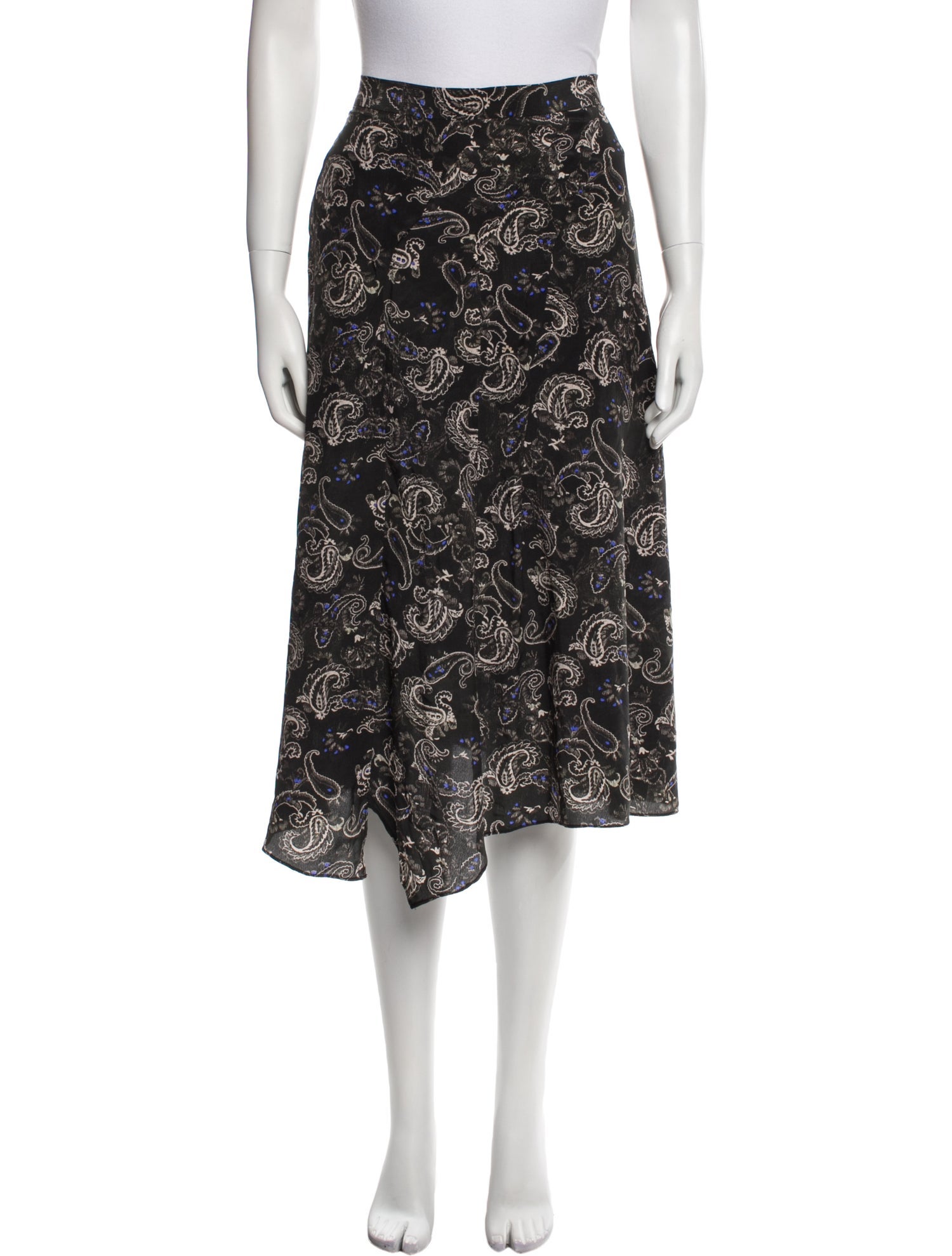 Isabel Marant Silk Midi Length Skirt