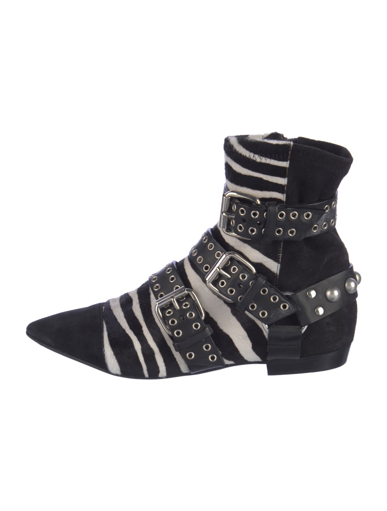 Isabel Marant Ponyhair Printed Boots