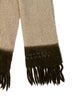 Isabel Marant Alpaca Colorblock Pattern Scarf