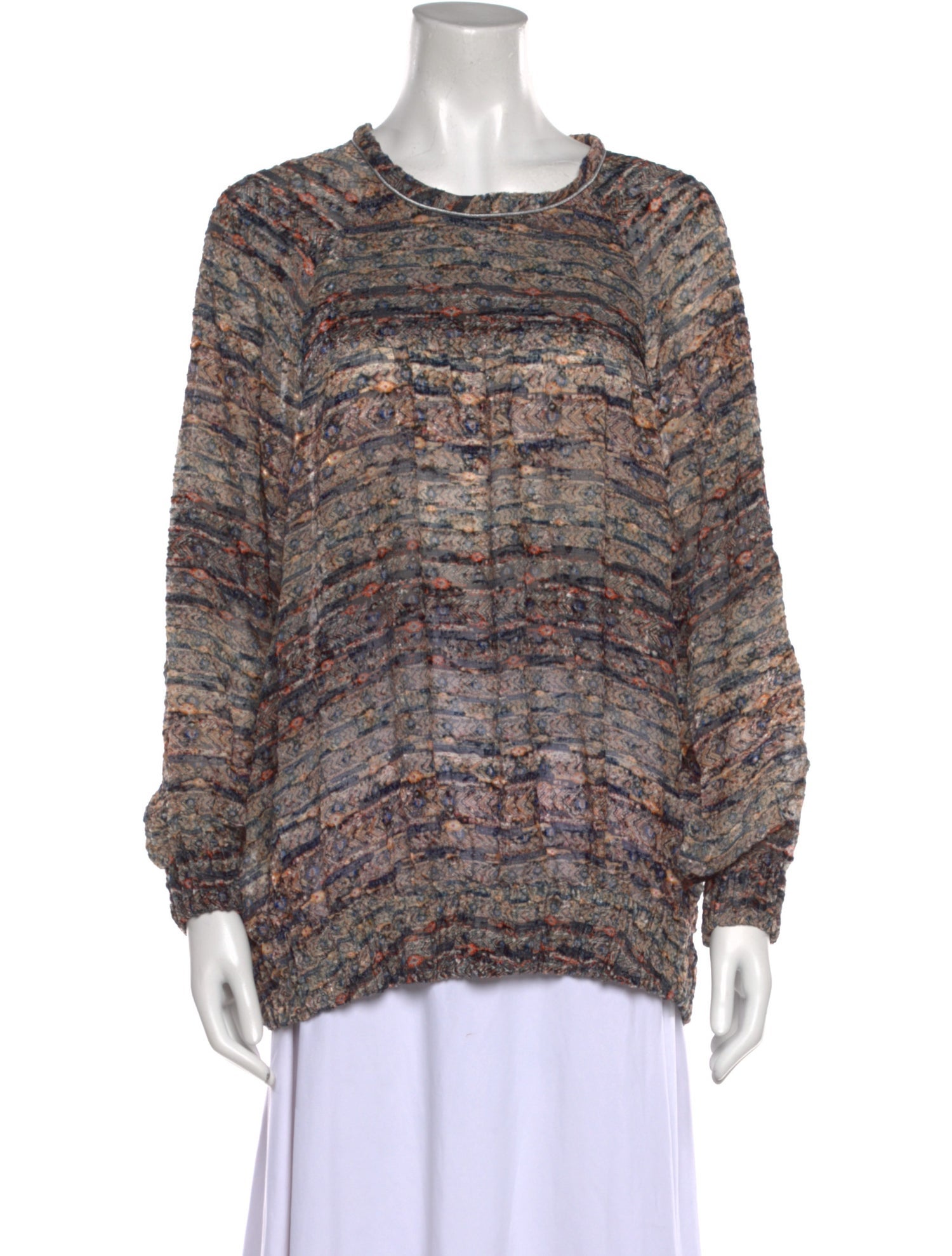 Isabel Marant Printed Scoop Neck Sweatshirt