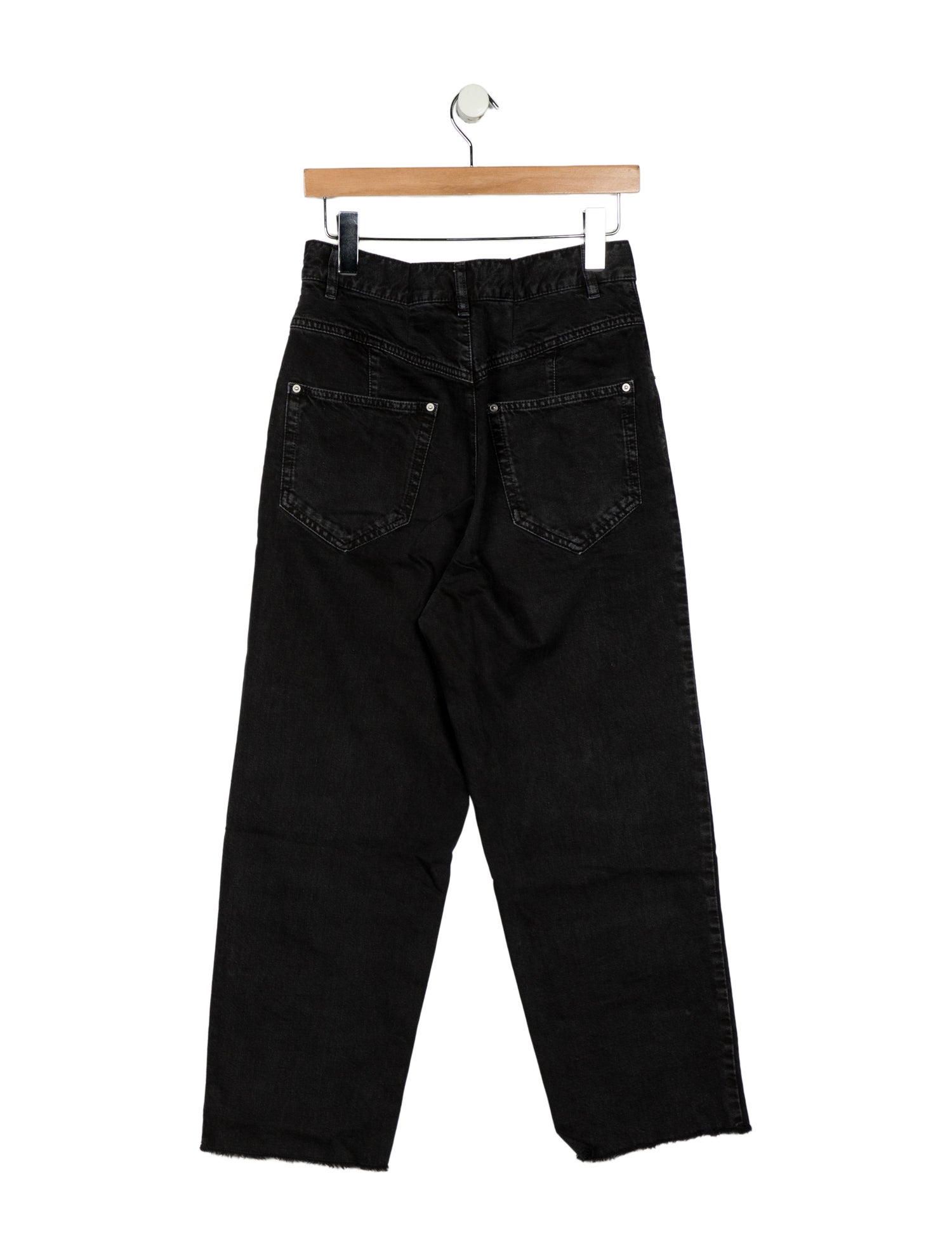 Isabel Marant High-Rise Straight Leg Jeans