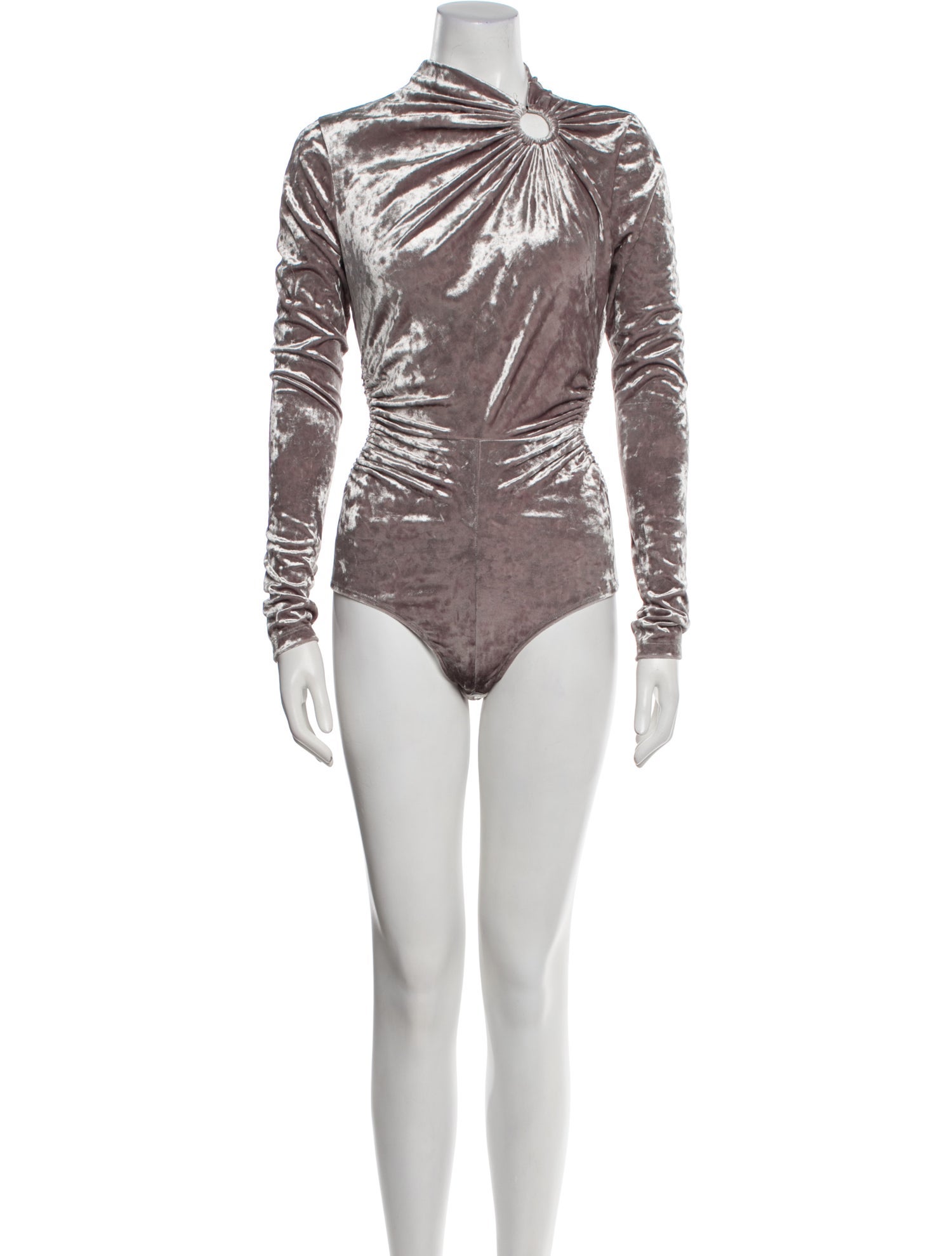 Isabel Marant Mock Neck Long Sleeve Bodysuit
