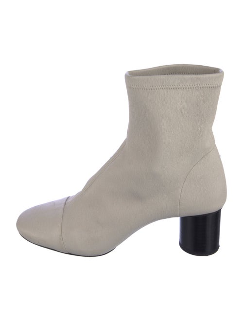 Isabel Marant Suede Colorblock Pattern Sock Boots