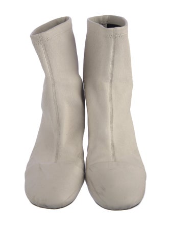 Isabel Marant Suede Colorblock Pattern Sock Boots