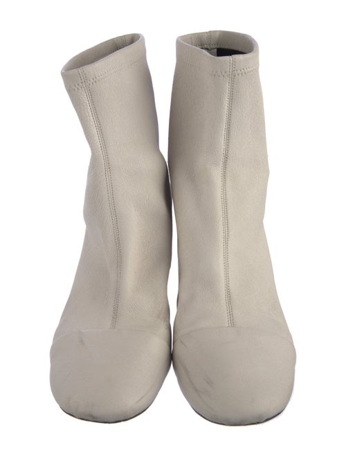 Isabel Marant Suede Colorblock Pattern Sock Boots
