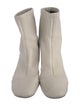 Isabel Marant Suede Colorblock Pattern Sock Boots