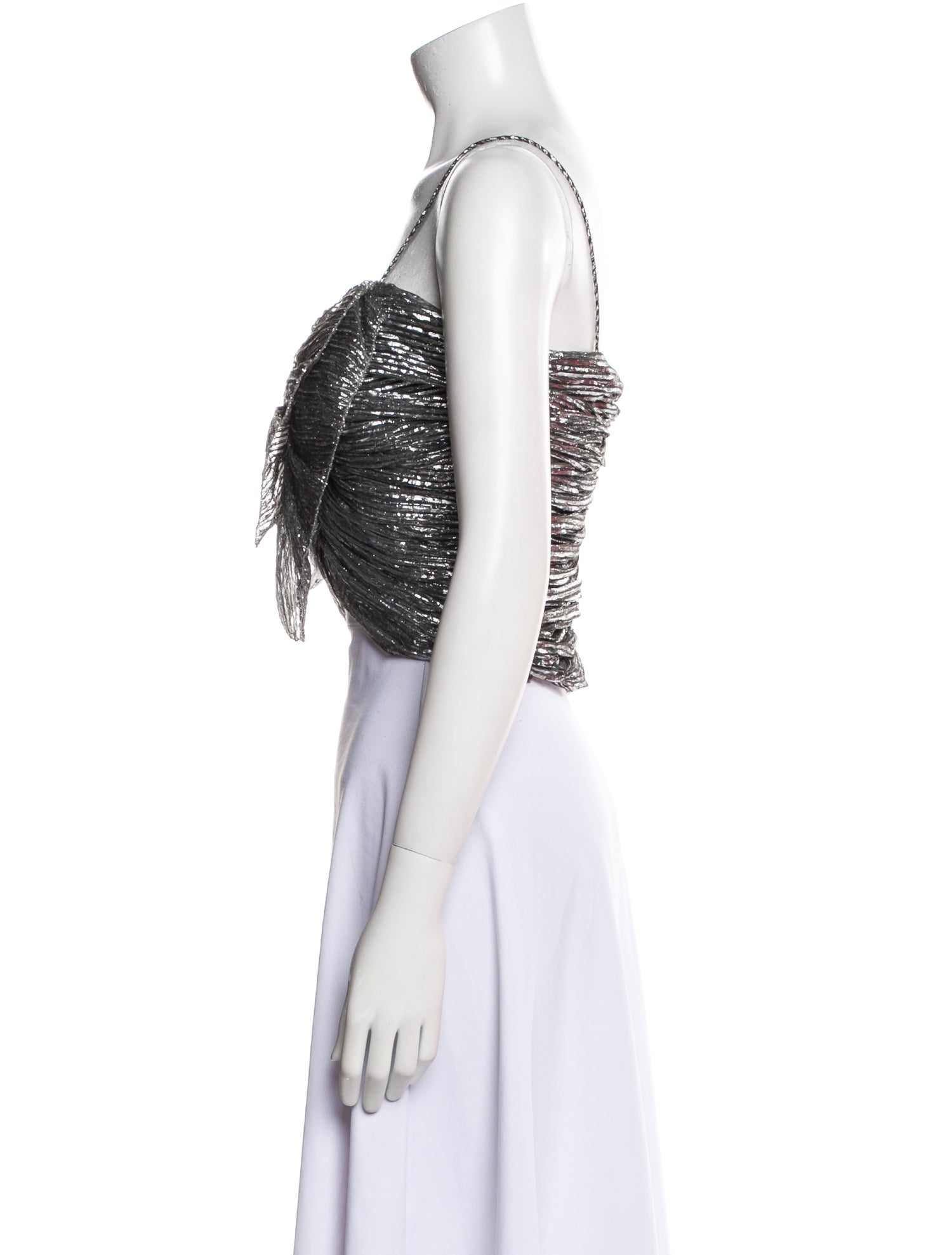 Isabel Marant Square Neckline Sleeveless Crop Top