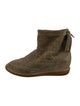 Isabel Marant Suede Lasercut Accents Lace-Up Boots