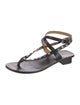 Isabel Marant Leather Studded Accents Sandals