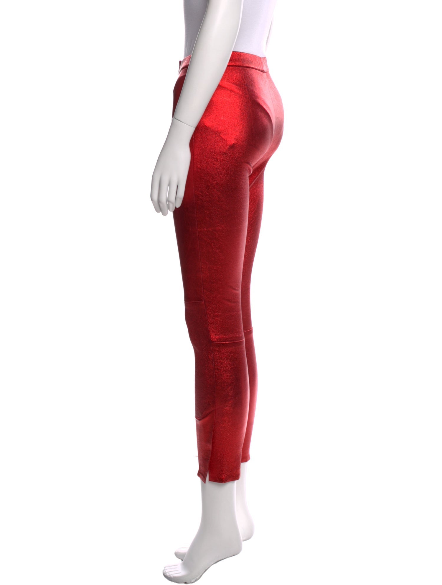 Isabel Marant Lambskin Skinny Leg Pants