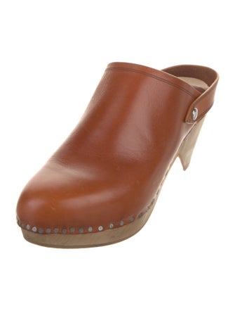 Isabel Marant Leather Studded Accents Mules
