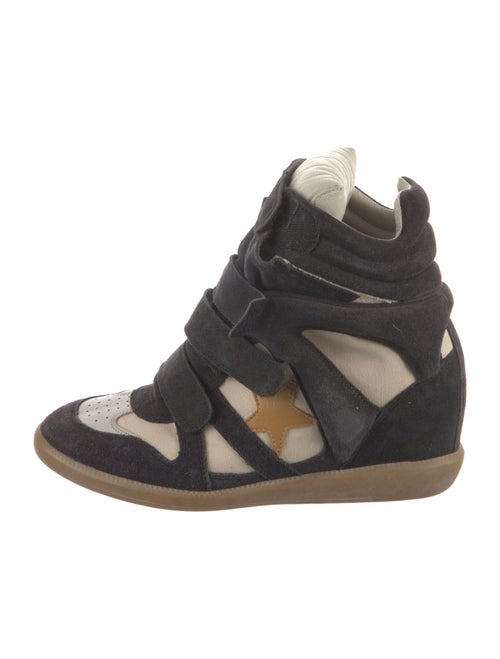 Isabel Marant Suede Wedge Sneakers