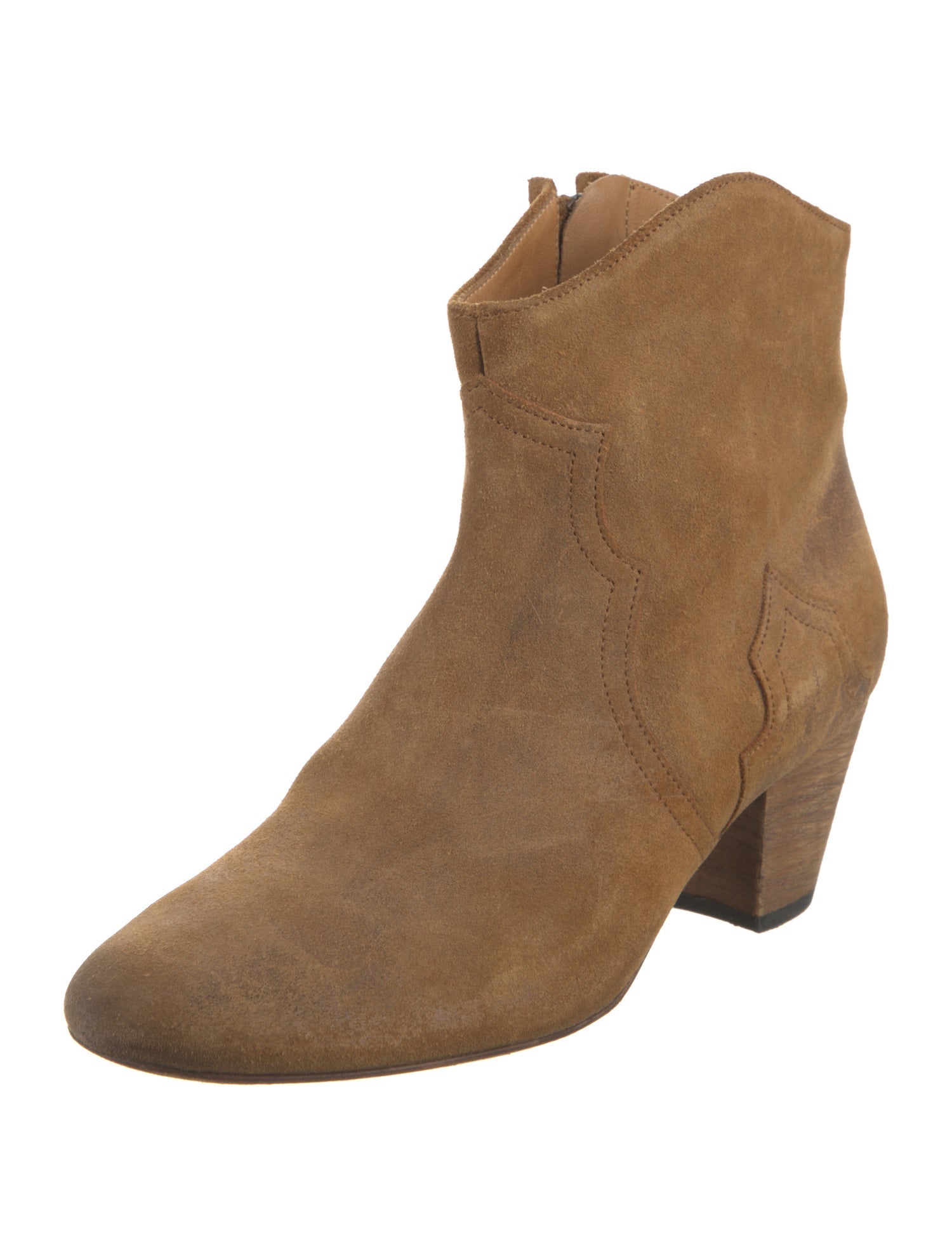 Isabel Marant Suede Western Boots