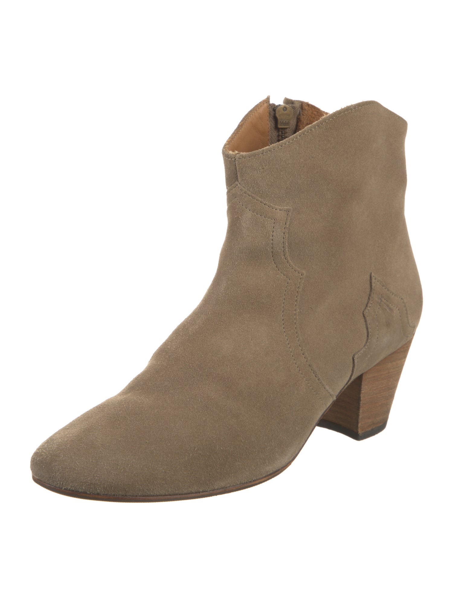 Isabel Marant Suede Western Boots