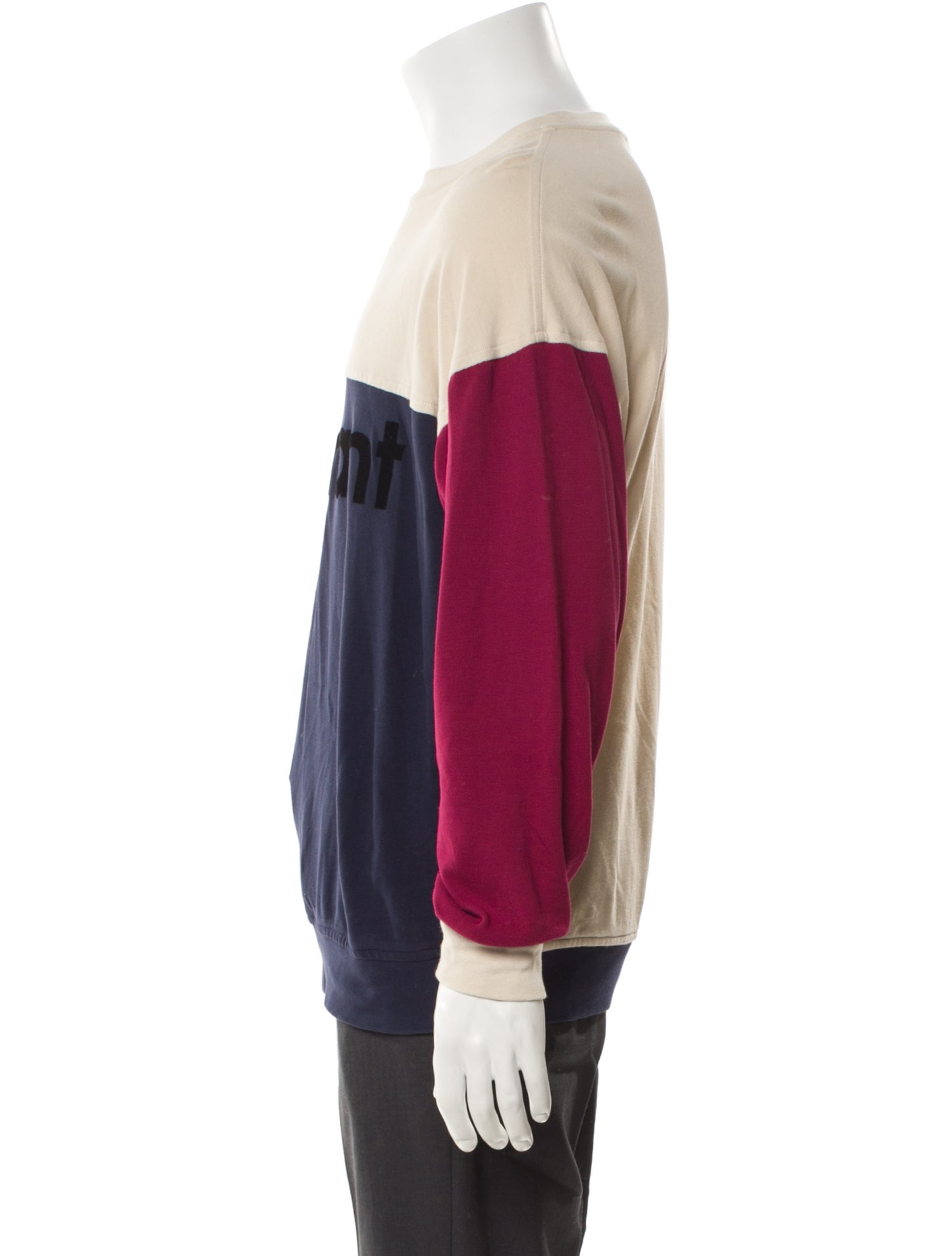 Isabel Marant Colorblock Pattern Crew Neck Pullover
