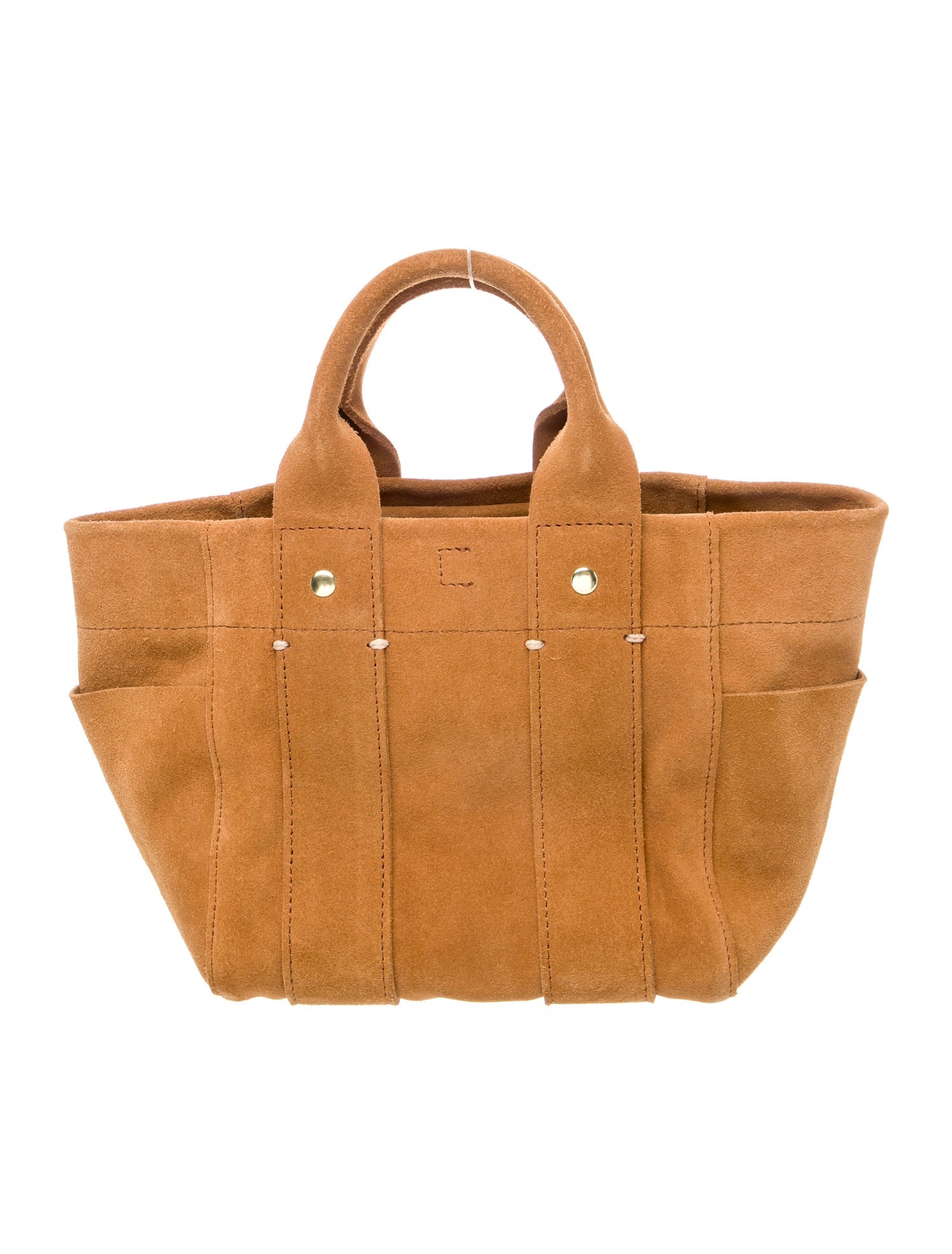 Clare V. Suede Top Handle Bag