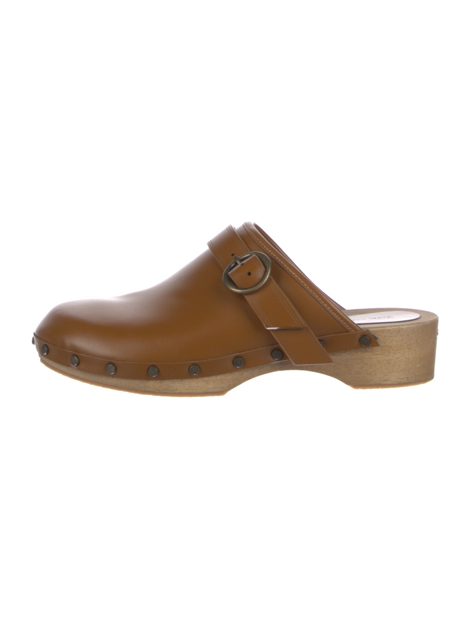 Isabel Marant Leather Studded Accents Mules