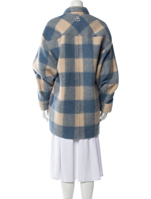 Étoile Isabel Marant Plaid Print Utility Jacket
