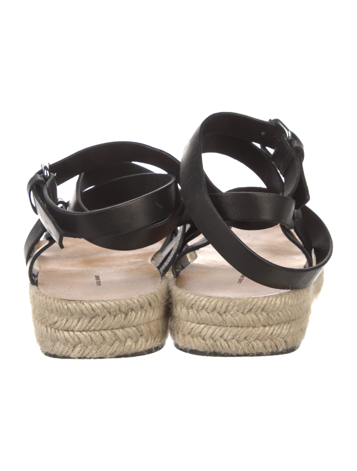 Isabel Marant Leather Braided Accents Espadrilles