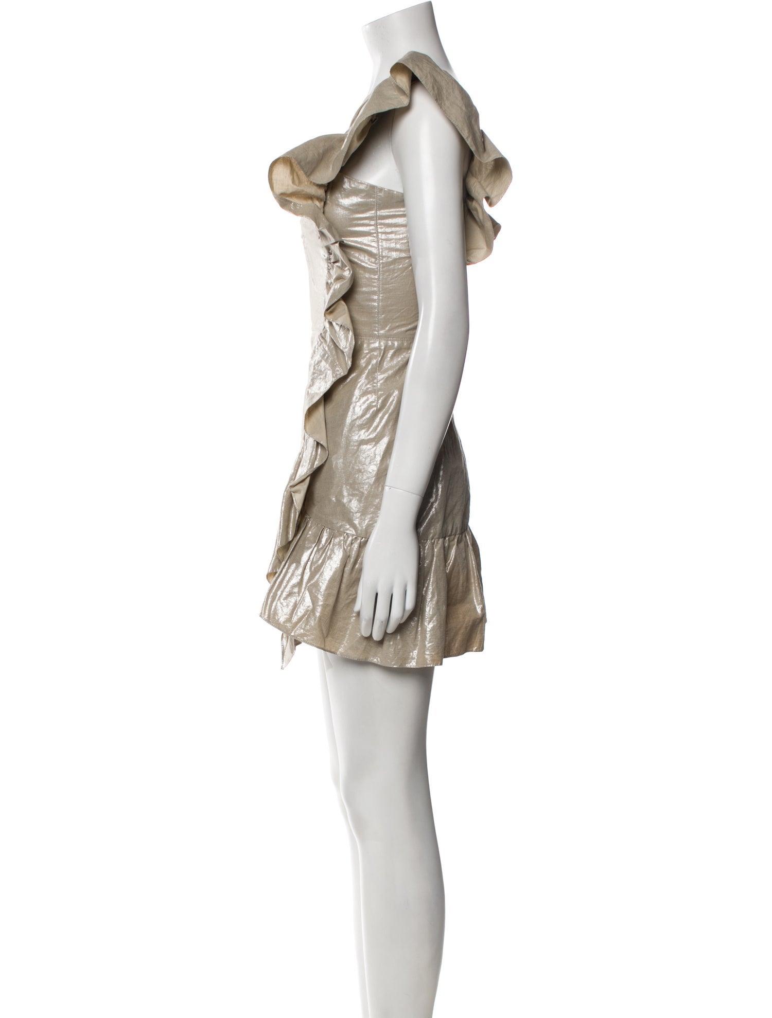 Isabel Marant One-Shoulder Mini Dress